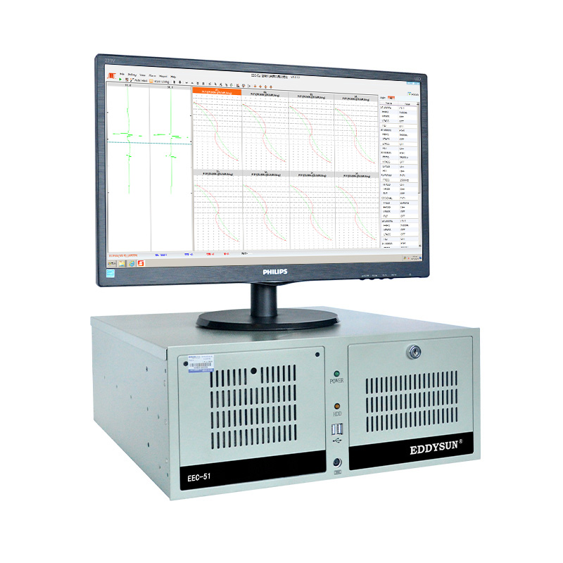 Pipe eddy current test